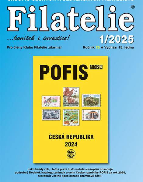 Nové číslo časopisu Filatelie 1/2025